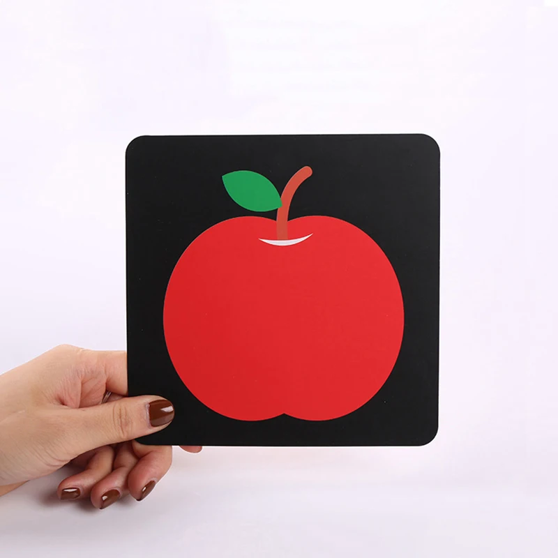Black and White Cards High Contrast Baby Toys 0-36 Months Newborns Visual Stimulation Brain Development Learning Flash Cards