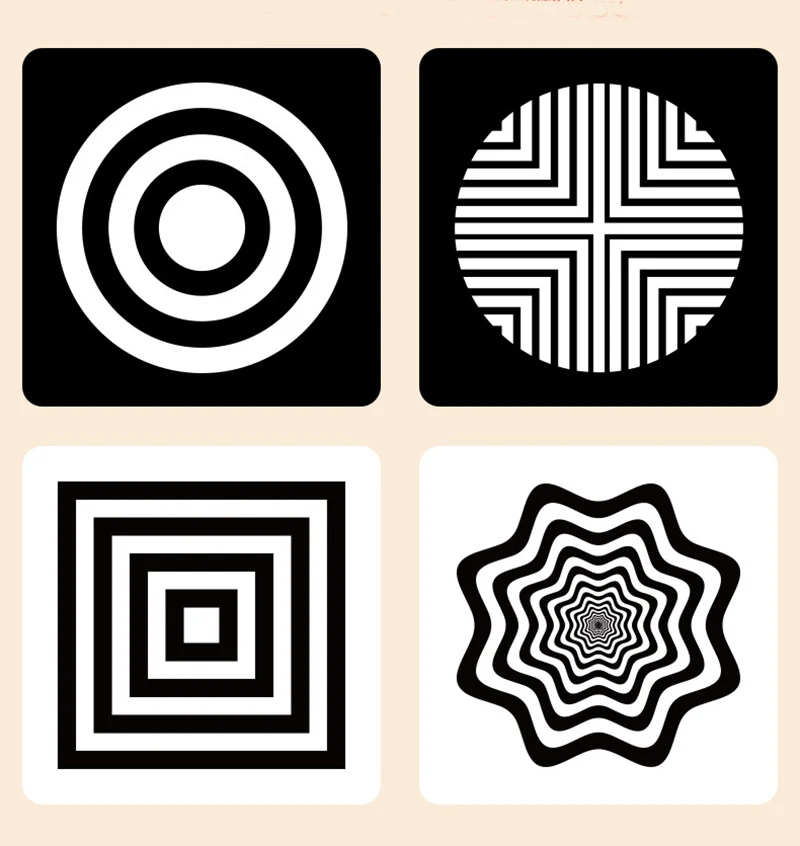 Black and White Cards High Contrast Baby Toys 0-36 Months Newborns Visual Stimulation Brain Development Learning Flash Cards